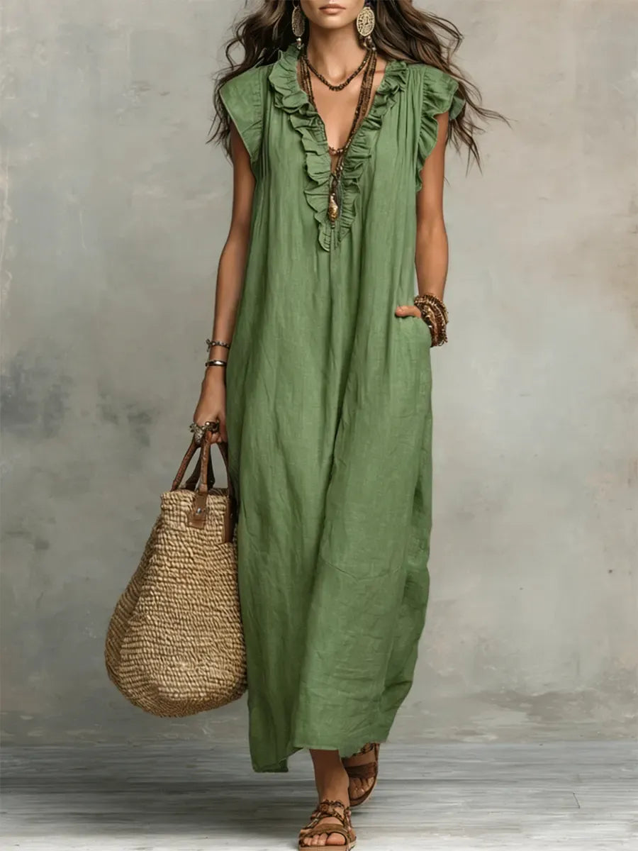 ALEXANDRA | Robe longue de style bohème