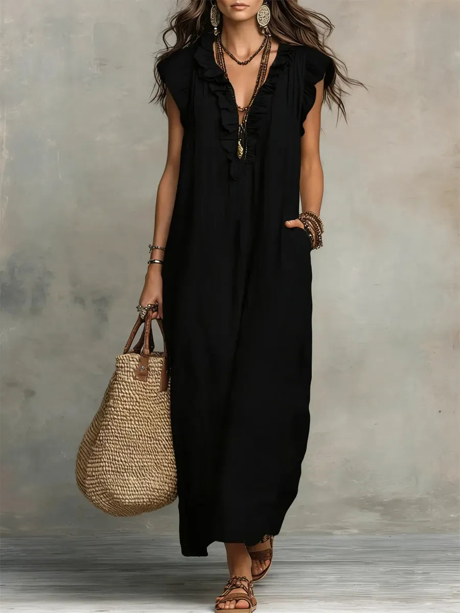 ALEXANDRA | Robe longue de style bohème