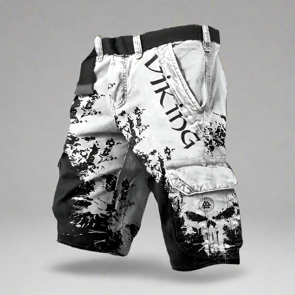 DAVID | Pantalon cargo court confortable de style viking