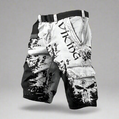 DAVID | Pantalon cargo court confortable de style viking