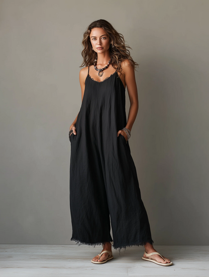 ELSA | Mono Minimalista de Lino para Mujer
