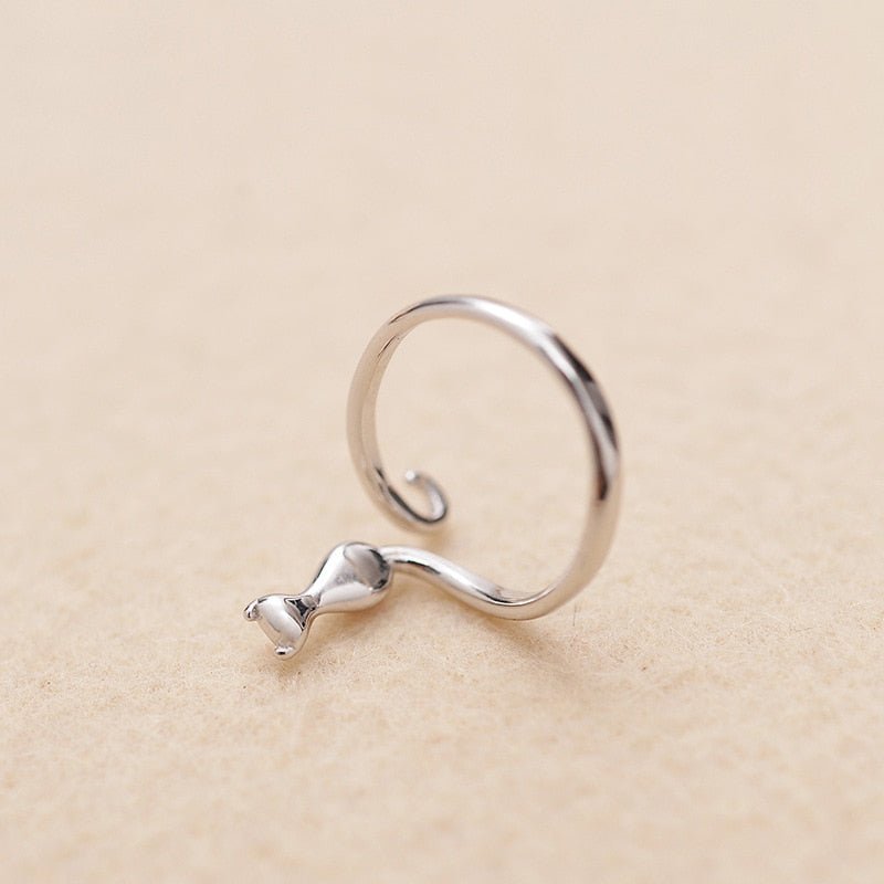Bague en acier inoxydable pour chat