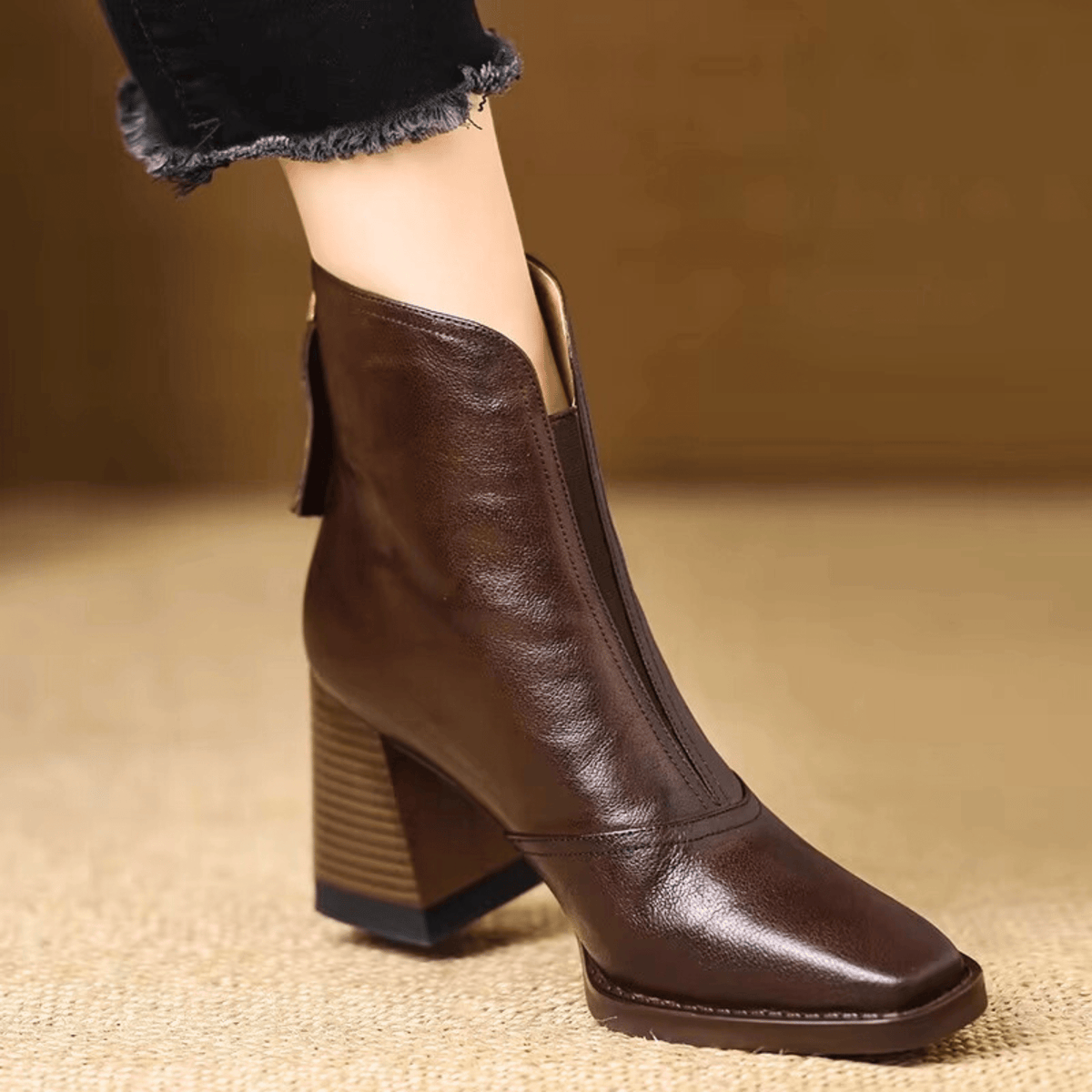 Claudia™ | Bottines luxueuses à tige mi-haute